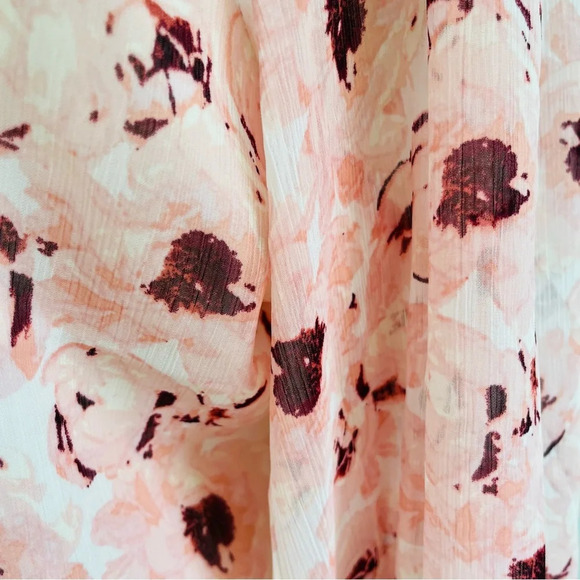 Express Sheer Floral Blouse XL NWT - Picture 9 of 9